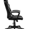 Huzaro Force 2.5 Grey gaming stolica – bočni profil sa fiksnim naslonima za ruke
