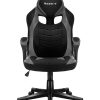 Huzaro Force 2.5 Grey gaming stolica – prednji pogled sa ergonomsko mrežastim naslonom