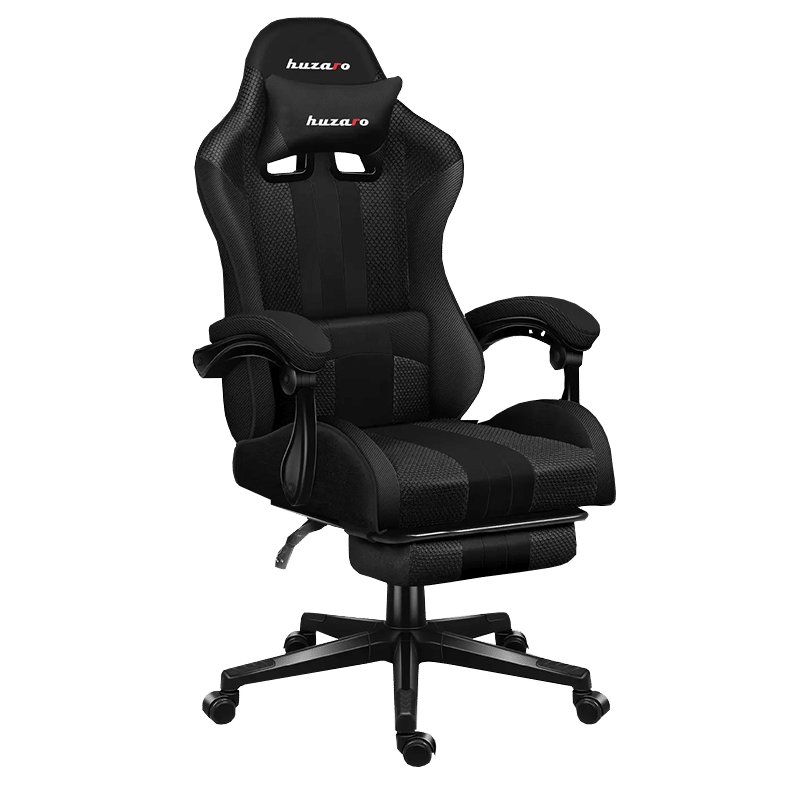 Huzaro Force 4.7 Carbon gaming stolica na prozirnoj pozadini – hero slika