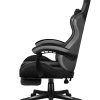 Huzaro Force 4.7 siva gaming stolica – levi bočni pogled