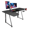 Ugaoni gejmerski sto Huzaro Hero 7.7 sa gaming setup-om