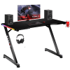 Gejmerski sto Huzaro Hero 2.5 RGB sa LED osvetljenjem, monitorom i zvučnicima