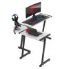 Huzaro Hero 6.0 beli L-sto s monitorom, RGB tastaturom i stalkom za slušalice