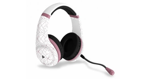 PS4 Rose Gold Edition Stereo Gaming Headset - Abstract White