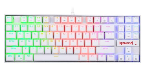 Kumara K552-RGB Mechanical Gaming Keyboard White - Red Switch