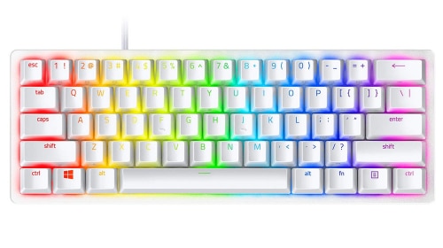 Huntsman Mini Mercury Edition 60% Opto-Gaming Keyboard (Clicky Purple Switch)