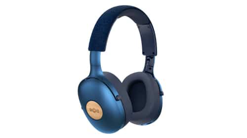 Positive Vibration XL Bluetooth Over-Ear Headphones - Denim
