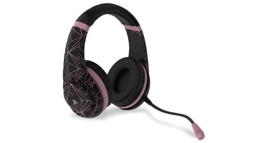 PS4 Rose Gold Edition Stereo Gaming Headset - Abstract Black