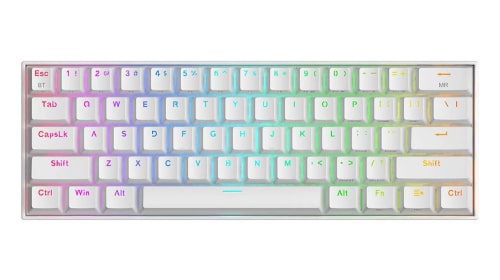 Draconic K530 PRO RGB Mechanical Gaming Keyboard, 2.4G, BT, 60% White