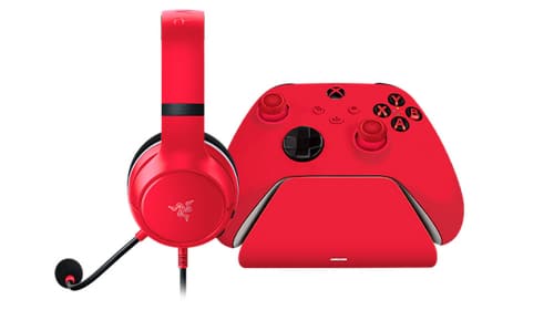 Essential Duo Bundle for Xbox Kaira X and Charging Stand for Xbox Controller - Pulse Red