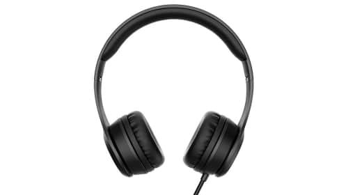 Enyo Foldable Headphones with Microphone Black