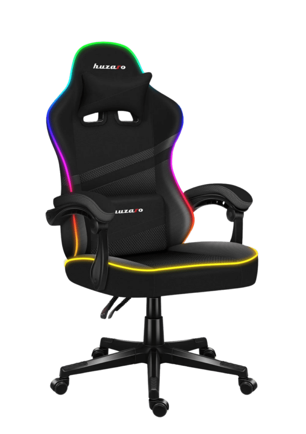 Gejmerska Stolica Huzaro Force 4.4 RGB Crna