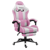 Huzaro Force 4.7 pink gaming stolica sa osloncem za noge i jastucima za vrat i lumbalni deo