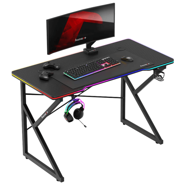 Gejmerski sto Huzaro Hero 1.7 RGB crni