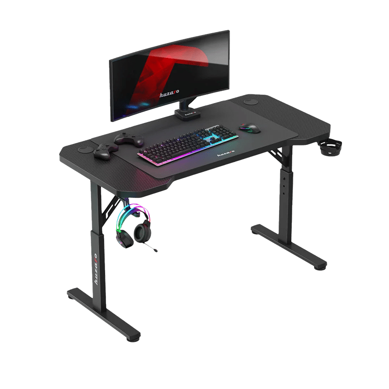 Gaming sto sa monitorom tastaturom mišem i slušalicama Hero 2.6 dimenzija 120x60cm