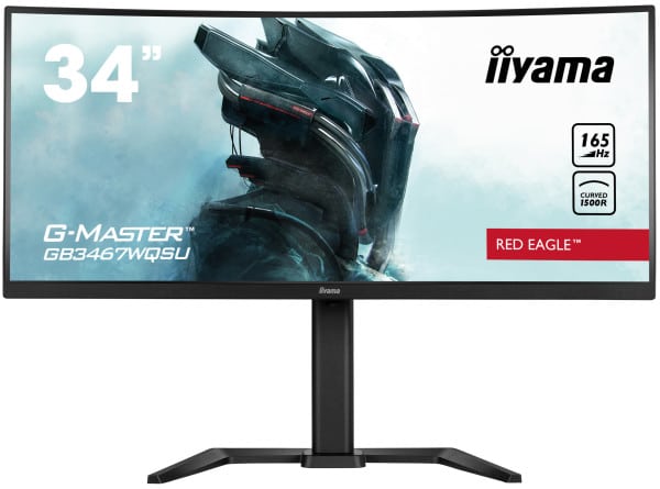 Monitor 34" Iiyama GB3467WQSU-B5 VA 3440x1440/165Hz/0.4ms/2xHDMI/2xDP/USB/zvučni