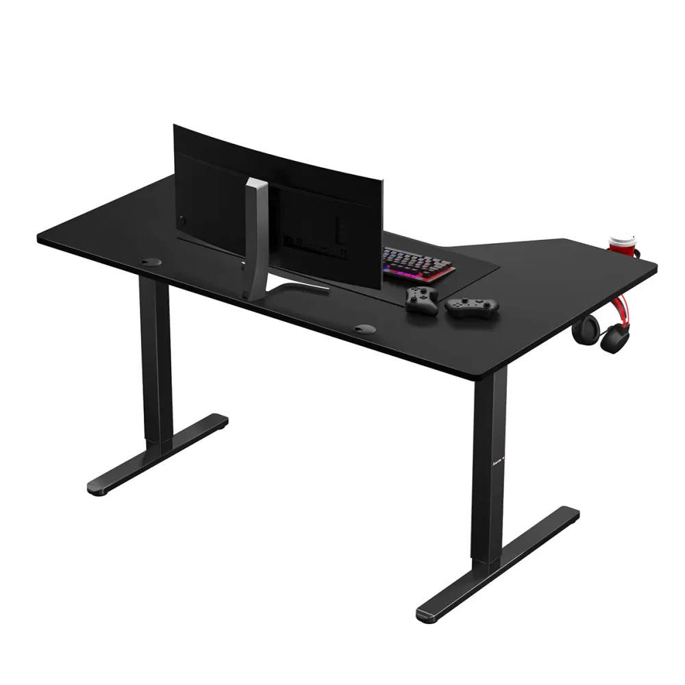 Gejmerski sto Huzaro Hero 9.1 sa monitorom, tastaturom i gamepadovima