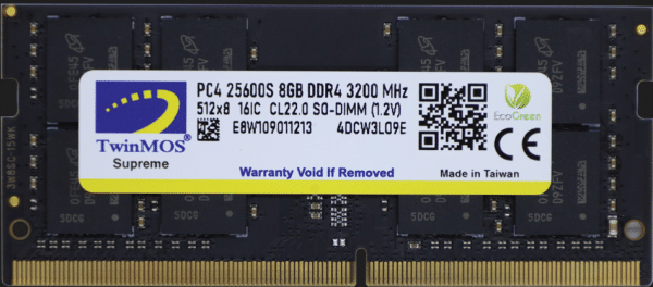 RAM SODIMM DDR4 8GB 3200MHz TwinMOS MDD48GB3200N