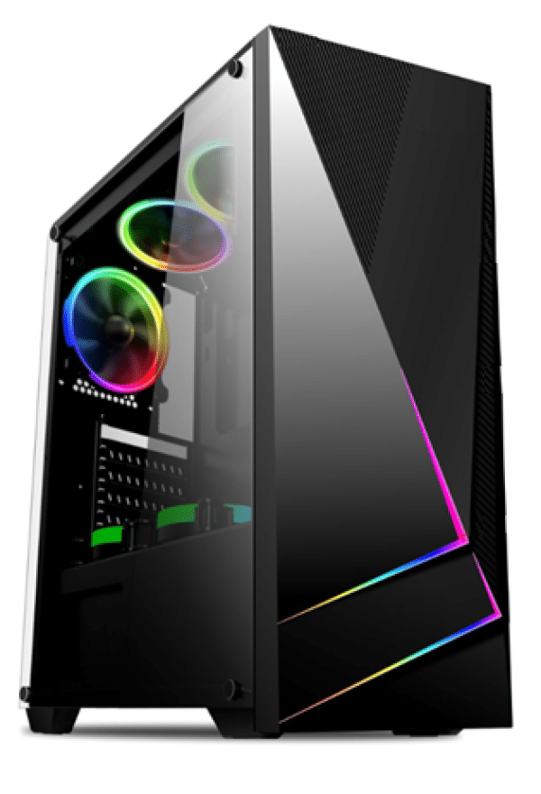 Kuciste 600 Raptor Shadow ATX RGB/USB 3.0/600W/Window