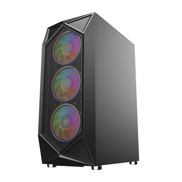 Kuciste Raidmax Hydra window/black, 4x 120mm RGB/800W/RH800RGB