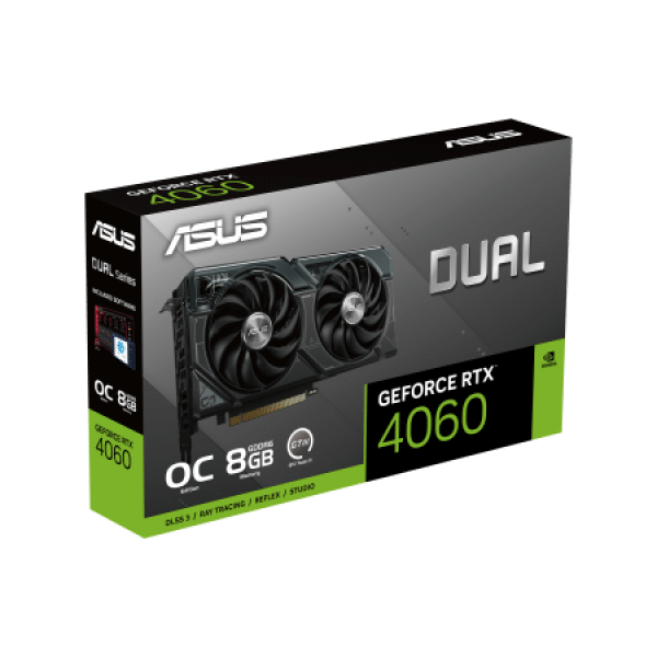 SVGA ASUS Geforce RTX 4060 DUAL V2 OC 8GB GDDR6, DUAL-RTX4060-O8G-V2