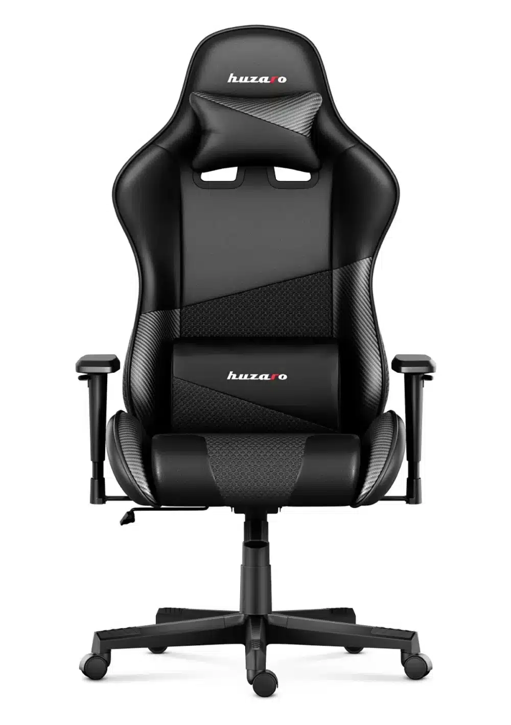 Huzaro Force 6.2 Black Carbon gaming stolica – prednji pogled