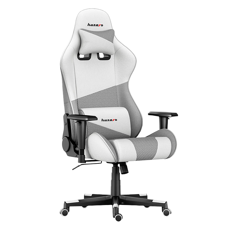 Huzaro Force 6.2 White Mesh gaming stolica na prozirnoj pozadini – hero slika