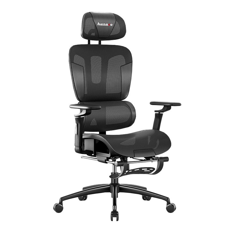 Huzaro Combat 7.9 crna ergonomska stolica – hero fotografija pod uglom
