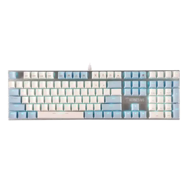 Tastatura Gamdias Hermes M5 mehanička , belo/plava