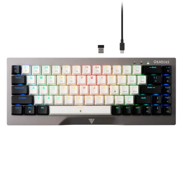 Tastatura Gamdias Hermes M4 Hybrid Mehanička RGB