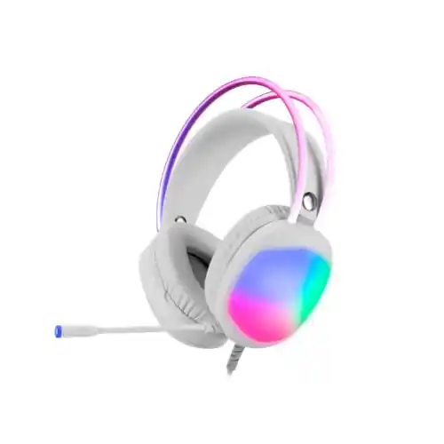 Gaming Slušalice sa mikrofonom Marvo LUMI 40 HG8959 bela/Transparent