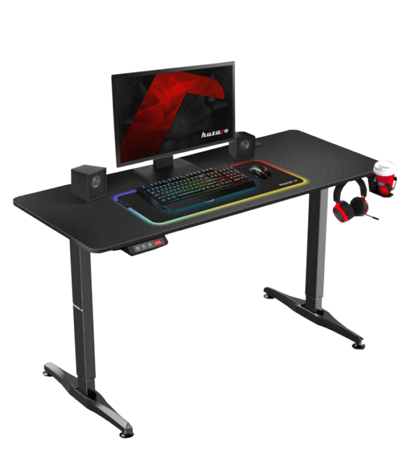 Podesivi Električni Gaming sto Huzaro Hero 8.5 Black