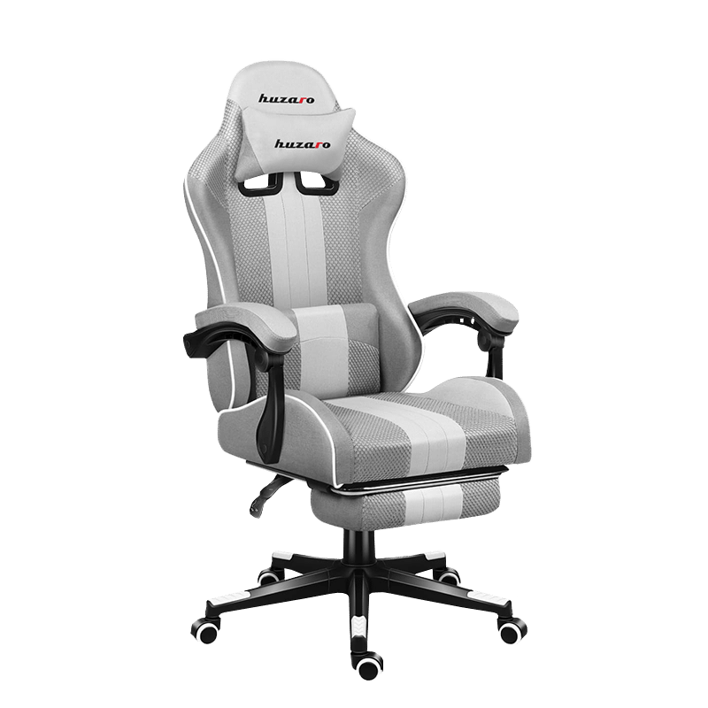 Huzaro Force 4.7 White Mesh gaming stolica – hero fotografija pod uglom