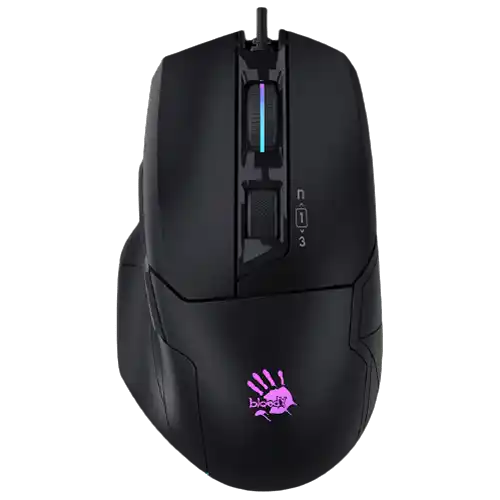 Miš A4 Tech A4-W70 Max Bloody RGB 1000dpi, crni - optički/USB