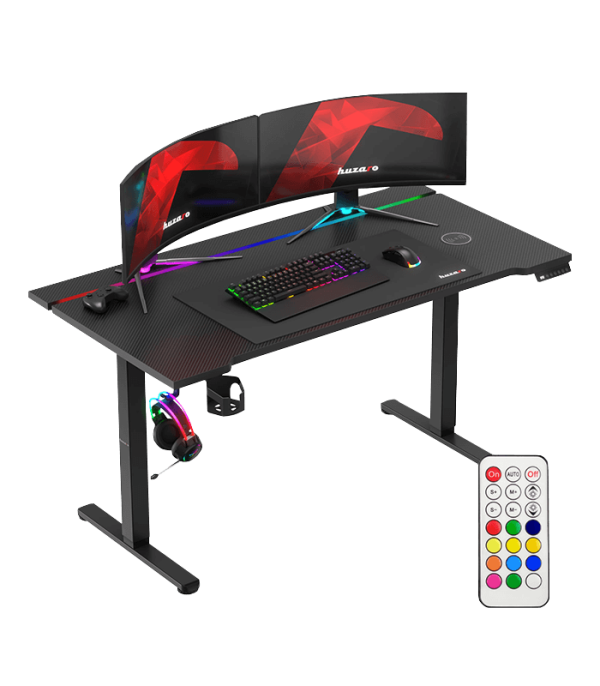 Huzaro Gaming električni sto Hero 8.7 RGB Black