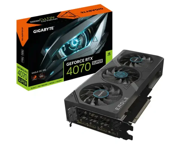 Grafička karta Gigabyte GeForce RTX 4070 Super GV-N407SEAGLE OC-12GD