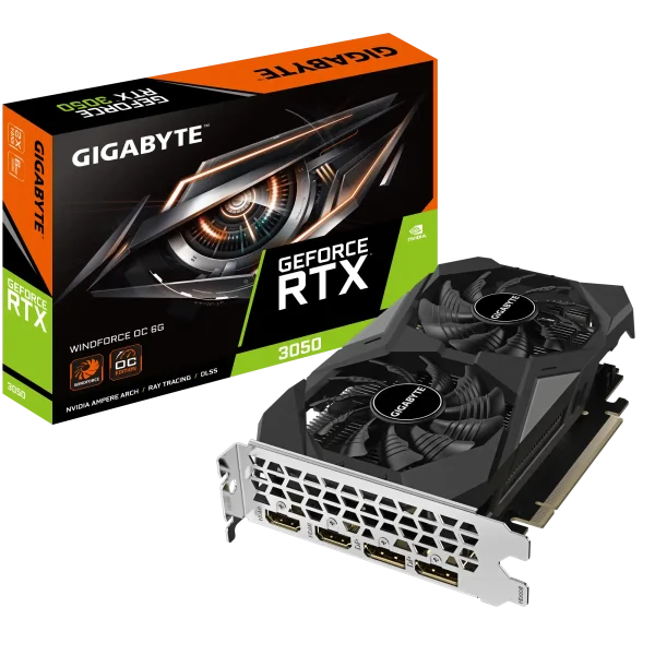 Grafička karta Gigabyte GeForce RTX 3050 WINDFORCE 6GB 128bit DVI/HDMI/DP