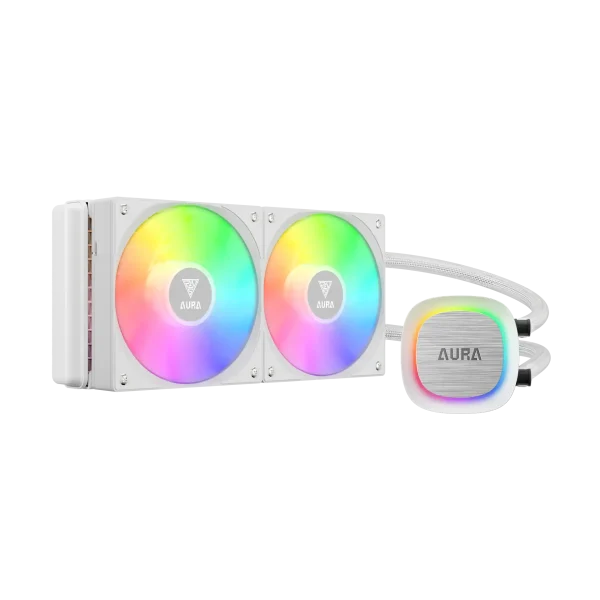CPU vodeno hlađenje ARGB Gamdias Aura GL240 V2 belo