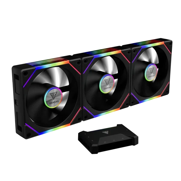 Case Cooler 3x120mm Gamdias Aeolus P2-1203U