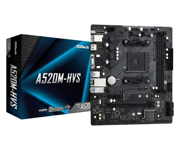 Matična ploča ASRock A520M-HVS VGA/HDMI/M.2