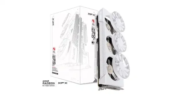 Graficka karta XFX Quicksilver AMD Radeon RX 7800 XT 16GB Magnetic Air White 256 bit 3xDP/HDMI