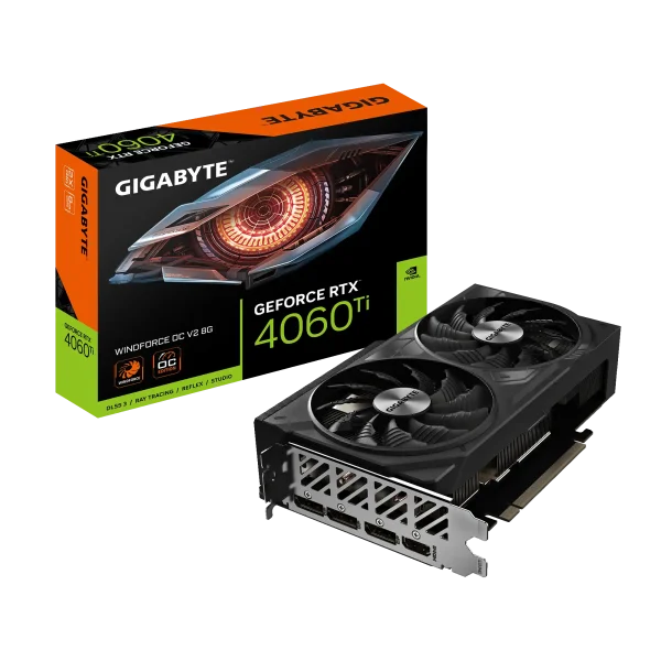 Graficka karta Gigabyte GeForce RTX 4060 Ti WINDFORCE OC V2  GDDR6 8GB 128 bit 2xDP/2xHDMI
