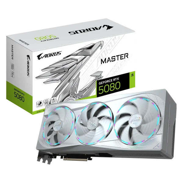 Graficka karta Gigabyte AORUS GeForce RTX 5080 MASTER ICE 16G GDDR7