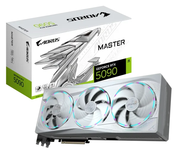 Graficka karta GIGABYTE AORUS GeForce RTX 5090 MASTER ICE 32GB
