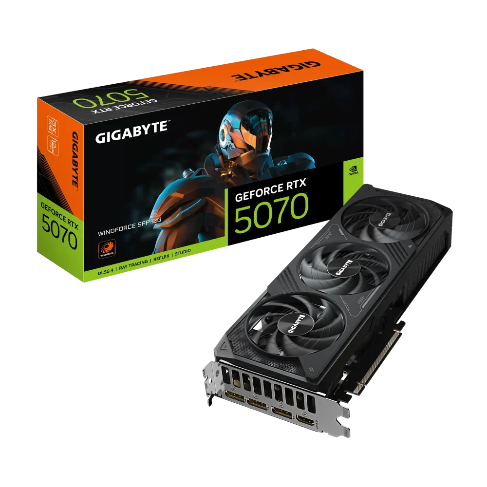 Graficka karta Gigabyte GeForce RTX 5070 Windforce GDDR7 12GB 192bit 3xDP/HDMI