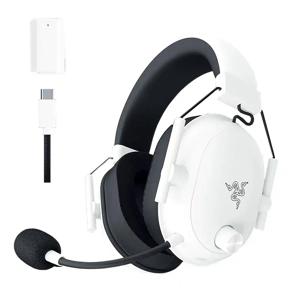 Gaming Bežične slušalice RAZER BlackShark V2 HyperSpeed - White Ultra-Lightweight