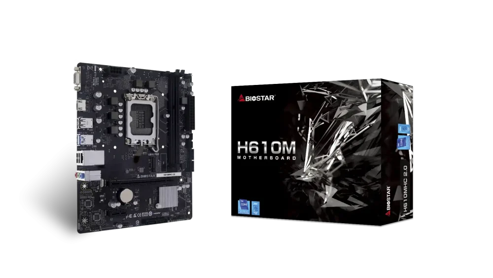 Matična ploča 1700 Biostar H610MHC 2.0  VGA/HDMI M.2