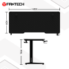 Dimenzije Fantech Tigris GD214 gaming stola – ploča 140 × 60 cm, visina 75 cm