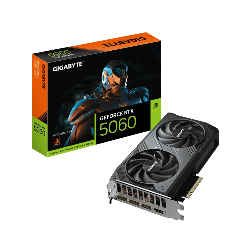 Grafička karta Gigabyte GeForce RTX 5060 Windforce GV-N5060WF2-8GD 8GB GDDR7
