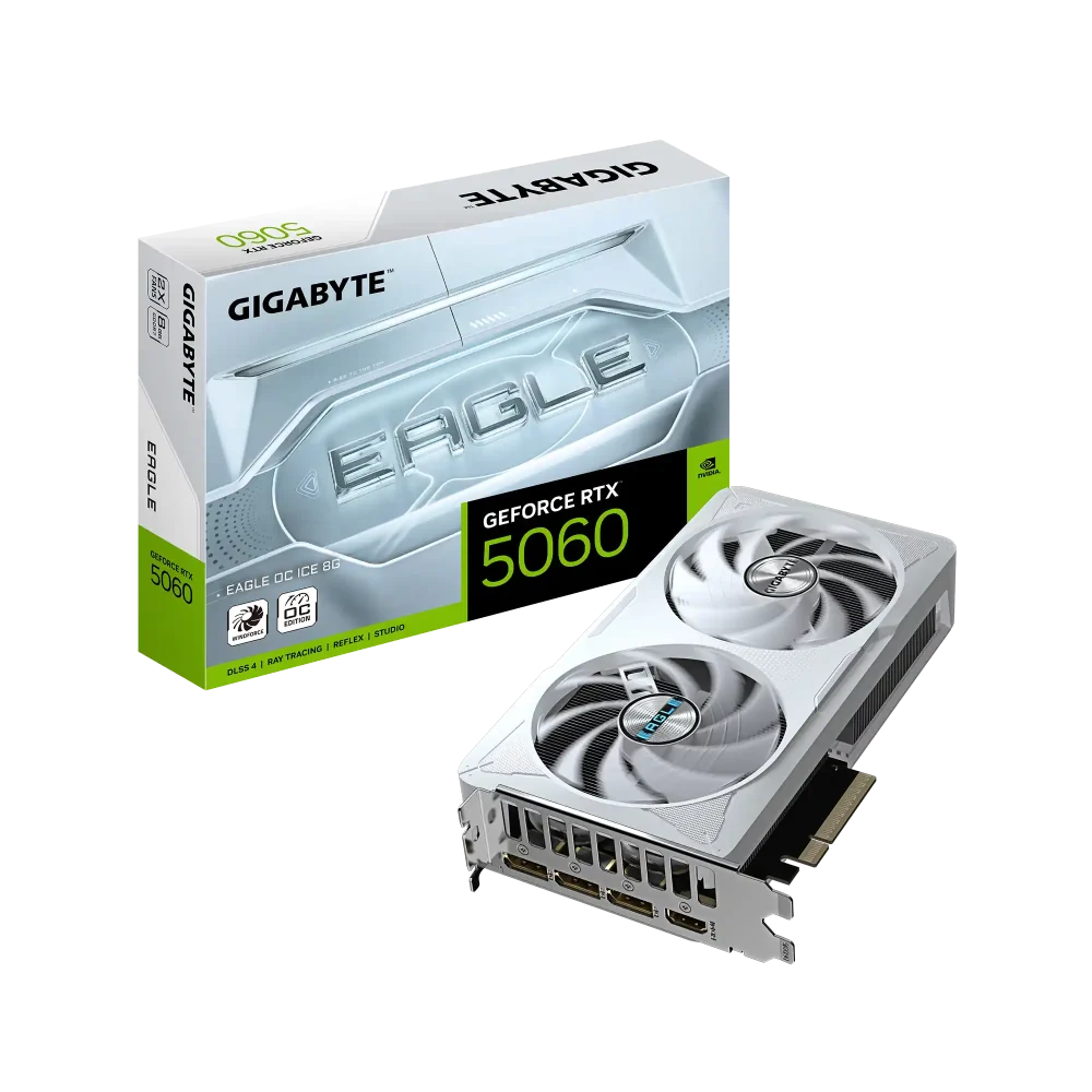 Grafička karta Gigabyte GeForce RTX 5060 Eagle OC GV-N5060EAGLEOC ICE-8GD 8GB GDDR7